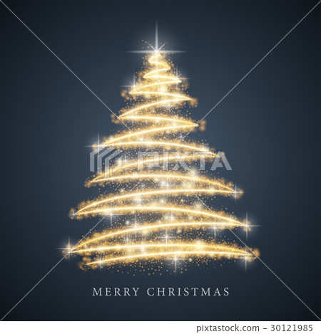 Christmas tree from light background Christmas tree from light background 30121985