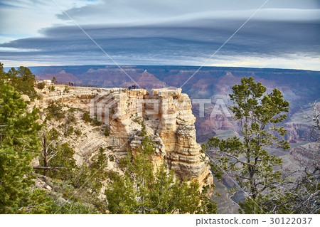 morning light sunrise at Grand Canyon, Arizona USA 30122037