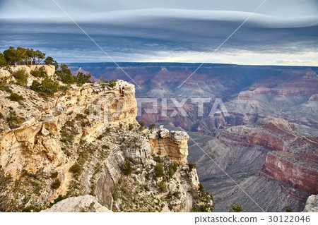 morning light sunrise at Grand Canyon, Arizona USA 30122046