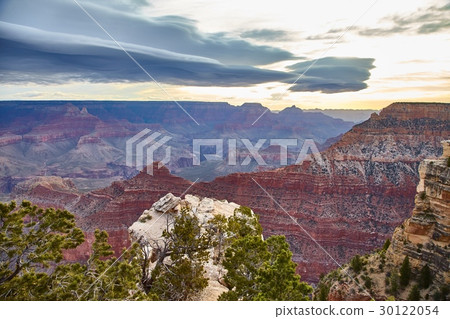 morning light sunrise at Grand Canyon, Arizona USA 30122054
