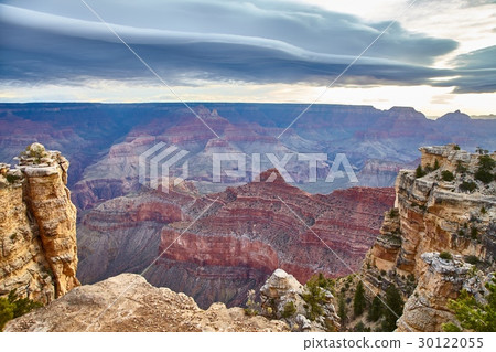 morning light sunrise at Grand Canyon, Arizona USA 30122055