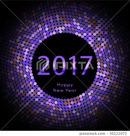 Happy New Year 2017 background. Calendar 30122072
