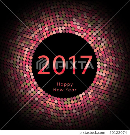 Happy New Year 2017 background. Calendar 30122074