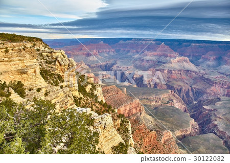 morning light sunrise at Grand Canyon, Arizona USA 30122082