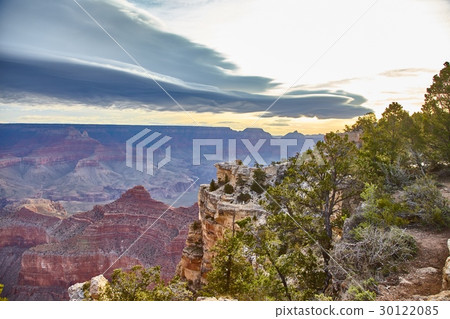 morning light sunrise at Grand Canyon, Arizona USA 30122085