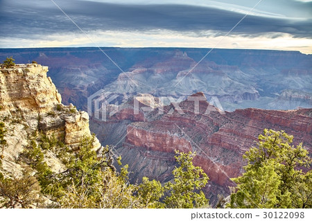 morning light sunrise at Grand Canyon, Arizona USA 30122098