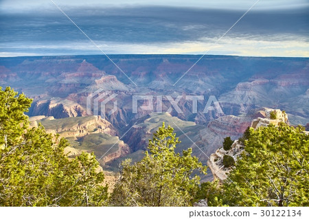 morning light sunrise at Grand Canyon, Arizona USA 30122134