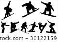 Snowboarding - vector 30122159