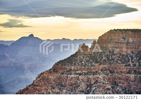 morning light sunrise at Grand Canyon, Arizona USA 30122171