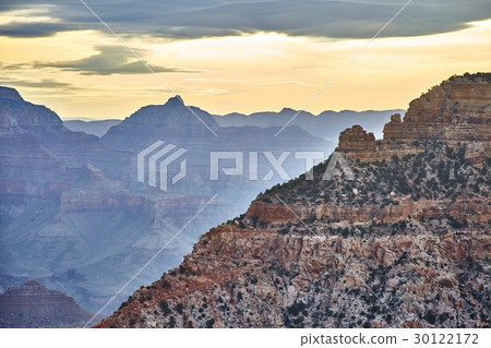 morning light sunrise at Grand Canyon, Arizona USA 30122172