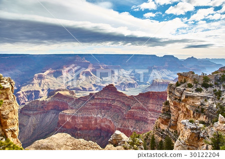 morning light sunrise at Grand Canyon, Arizona USA 30122204