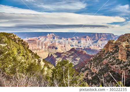 morning light sunrise at Grand Canyon, Arizona USA 30122235