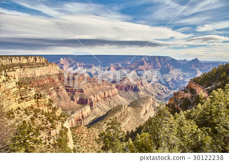 morning light sunrise at Grand Canyon, Arizona USA 30122238