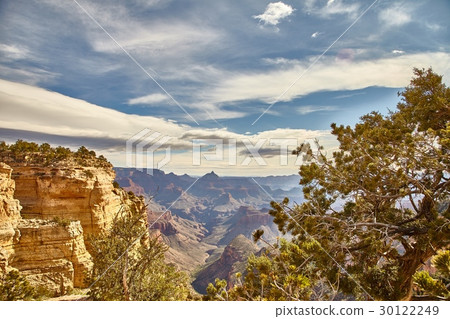 morning light sunrise at Grand Canyon, Arizona USA 30122249