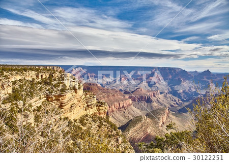 morning light sunrise at Grand Canyon, Arizona USA 30122251