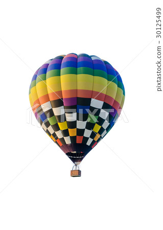 hot air balloon isolated on white background hot air balloon isolated on white background 30125499