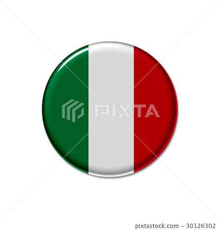 Can Badge Flag Icon Italy 30126302