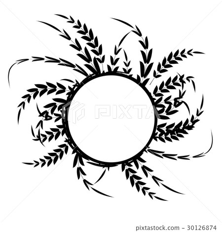 Abstract frame from leaves Abstract frame from leaves 30126874