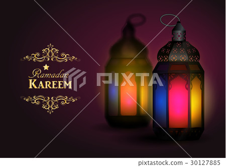 Intricate Arabic lamp Intricate Arabic lamp 30127885