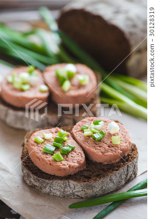 Sandwiches with soy wheat vegan pate Sandwiches with soy wheat vegan pate 30128319