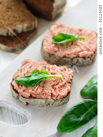 Sandwiches with vegan pate 30129385
