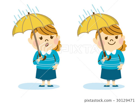A woman holding an umbrella 30129471