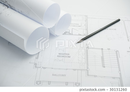 black pencil on architectural drawing paper 30131260