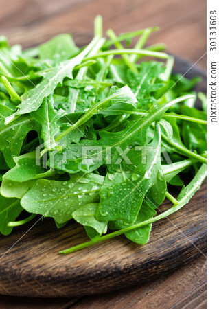 Fresh arugula leaves, rucola Fresh arugula leaves, rucola 30131608