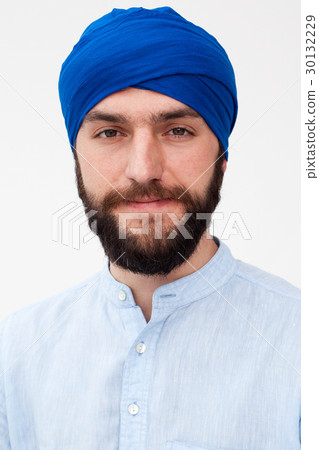 bearded man in a turban 30132229