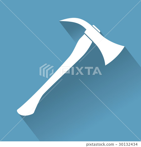 Silhouette of Firefighters Axe Silhouette of Firefighters Axe 30132434