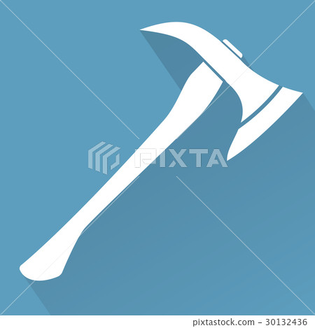 Silhouette of Firefighters Axe Silhouette of Firefighters Axe 30132436