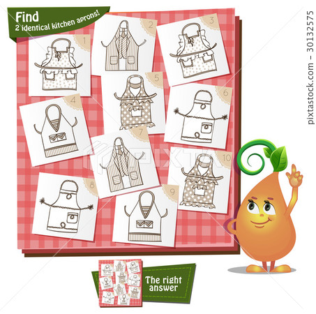 kitchen aprons Visual Game - Stock Illustration [30132575] - PIXTA