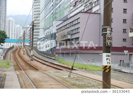 Light Rail Hong Kong at Tuen Mun 30133045