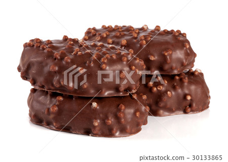 chocolate candy isolated on white background 30133865