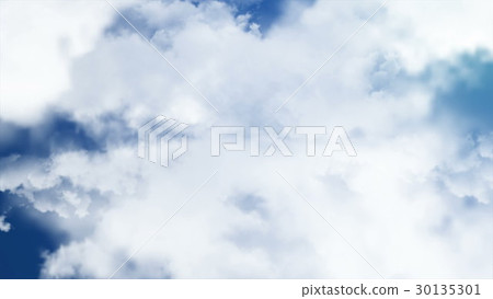 Flying through clouds 30135301