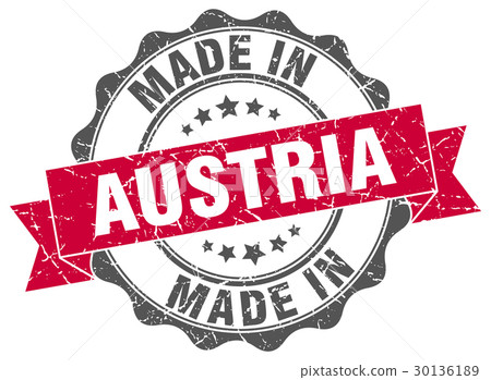 made in Austria round seal made in Austria round seal 30136189