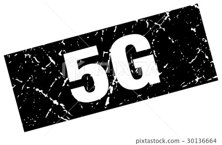 square grunge black 5g stamp 30136664