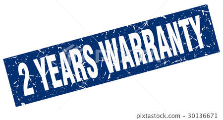 square grunge blue 2 years warranty stamp square grunge blue 2 years warranty stamp 30136671