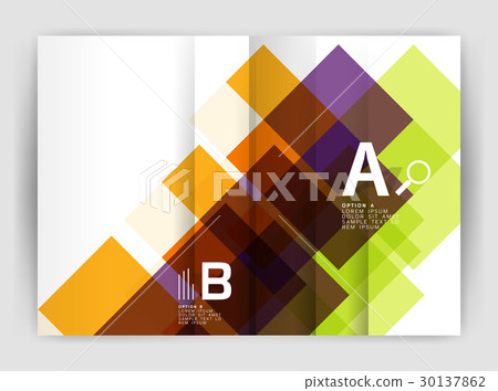 Square design corporate business flyer Square design corporate business flyer 30137862