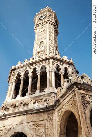 Clock tower, official symbol of Izmir City, Turkey 30139517