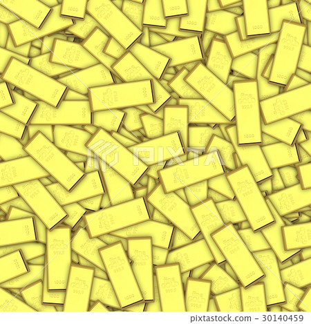 Background with Gold bars. Seamless pattern.  30140459