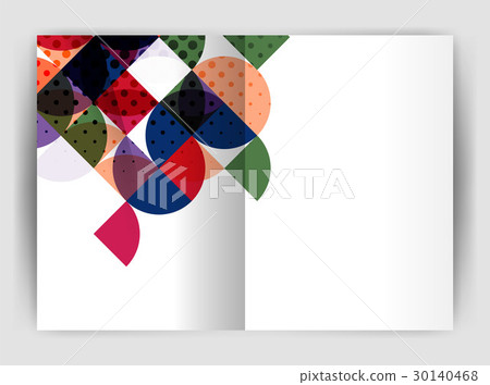 Abstract circle design business annual report Abstract circle design business annual report 30140468