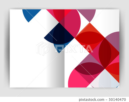 Abstract circle design business annual report 30140470