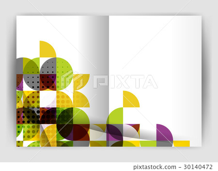 Abstract circle design business annual report Abstract circle design business annual report 30140472