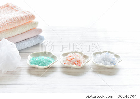 Bath image bath salt towel 30140704