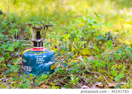 Touristic camping gas burner 30141783