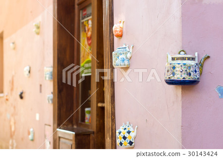 Vintage ceramic teapot. Vilnius, Lithuania 30143424