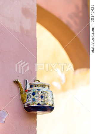 Vintage ceramic teapot. Vilnius, Lithuania 30143425