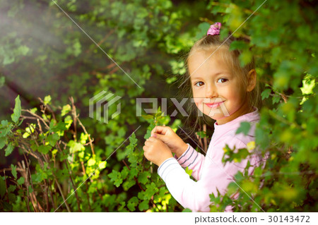 Girl in Palanga botanical park, Lithuania Girl in Palanga botanical park, Lithuania 30143472