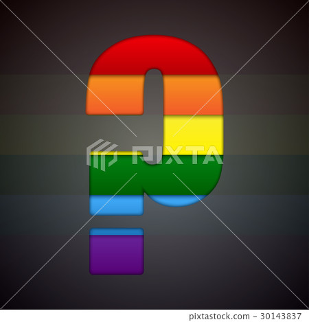 Vector abstract sign of rainbow. LGBT community. Vector abstract sign of rainbow. LGBT community. 30143837